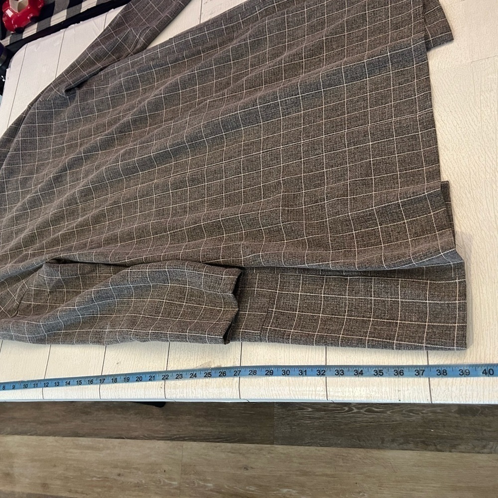 Lumiere Large Gray, Long Line, Open Front Jacket … - image 8